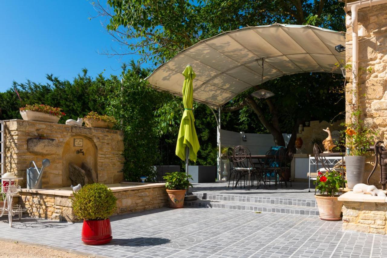 Le Mas Du Chat Bed & Breakfast Cavaillon Bagian luar foto